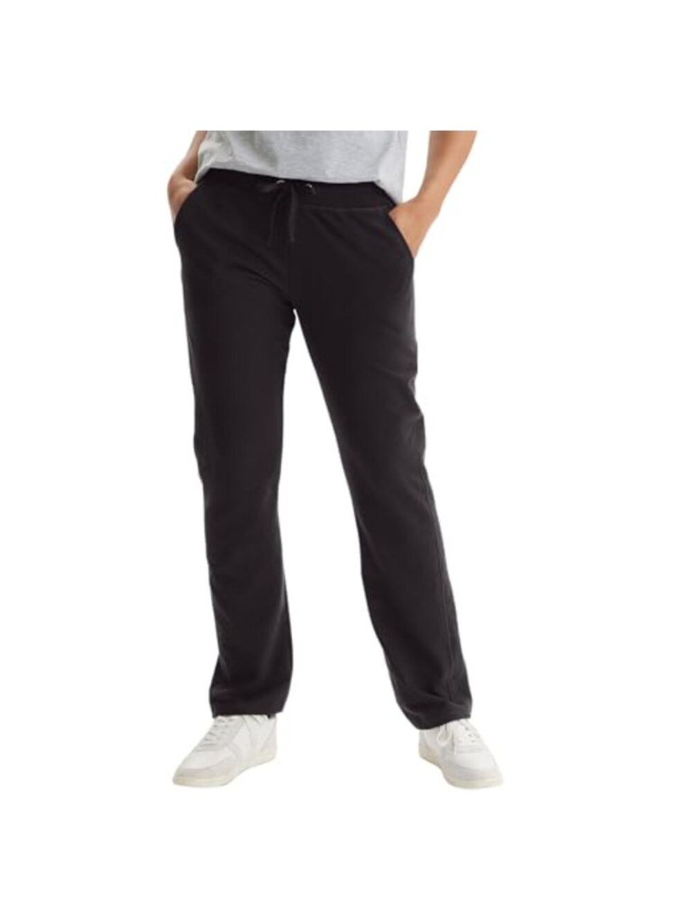 French Terry Lounge Pants Drawstring Pockets Lighter Than Fleece 31 Inseam